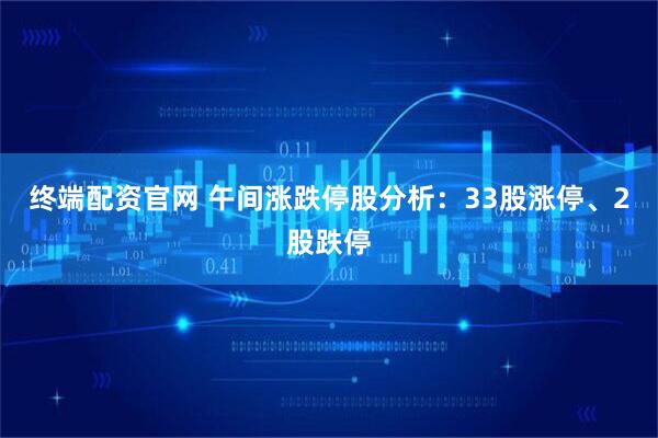 终端配资官网 午间涨跌停股分析：33股涨停、2股跌停